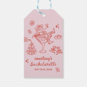 手描きカウガール・バチェロレッテ・ウィークエンド ギフトタグ (裏面)