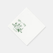 手描きカクテルエレガントのナ結婚プキン スタンダードカクテルナプキン (角)