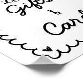 手描きカクテルギフトとカード ポスター (角)