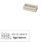 手描きカスタム手書名図書室 ラバースタンプ (押印)