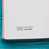 手描きカスタム手書名図書室 ラバースタンプ