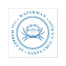 手描きカニ |ラウンド航海の差出人住所