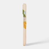 手描きカボチャと紅葉秋の収穫 iPhone 15ケース (左側面)