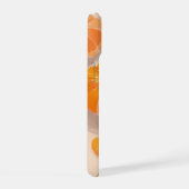 手描きカボチャと紅葉秋の収穫 iPhone 15ケース (右側面)