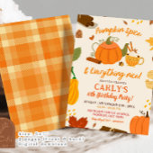 手描きカボチャのスパイスと全ていいパーティー 招待状