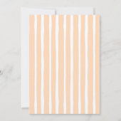 手描きカボチャ誕生日パーティーの招待状 招待状 (裏面)