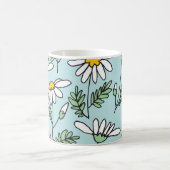 手描きカモミール模様 コーヒーマグカップ (中央)
