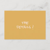 手描きカラフルフローラ結婚花瓶の詳細 エンクロージャーカード (裏面)