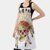 手描きカラー先住民アメリカンインドの住所 エプロン (インサイチュ)