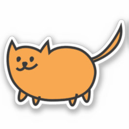 手描きカラー子猫カスタムカットビニールシール シール