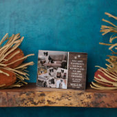 手描きカリグラフィー ペットメモリアル フォトコラージュ プレート フォトプラーク (側面)