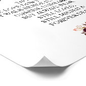 手描きカリグラフィー 結婚式 追悼 テーブル サイン (角)