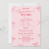 手描きガレンティンの日 招待状 (正面)