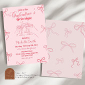 手描きガレンティンの日 招待状