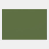 手描きクラシックレトロクリスマスラッピング紙 ラッピングペーパーシート (正面2)