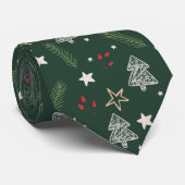 手描きクリスマスネクスタイリッシュタイ ネクタイ (ロール)