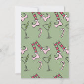 手描きクリスマスパーティー 招待状 (裏面)