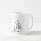 手描きクレヨンアートで愛を伝える母の日ギフト コーヒーマグカップ (正面右)