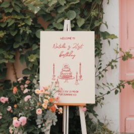 手描きケーキ誕生日21stおもしろい歓迎予測できな