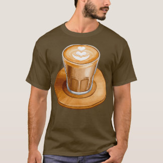 手描きコルタドコーヒーT Tシャツ