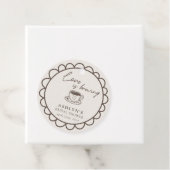 手描きコーヒーテーマのブライダルシャワーフェイバータグ フェイバータグ (インサイチュ)