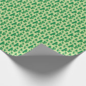 手描きサボテン：シームレスなパターン。 ラッピングペーパー (角)