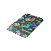 手描きサボテン:スカンジナビアのシームレス。 バスマット (アングル)