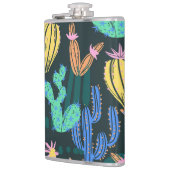 手描きサボテン：スカンジナビアのシームレス。 フラスク (左)