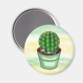 手描きサボテン マグネット (正面/裏面)