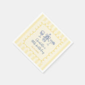 手描きサマー大人30歳の誕生日 スタンダードカクテルナプキン (角)