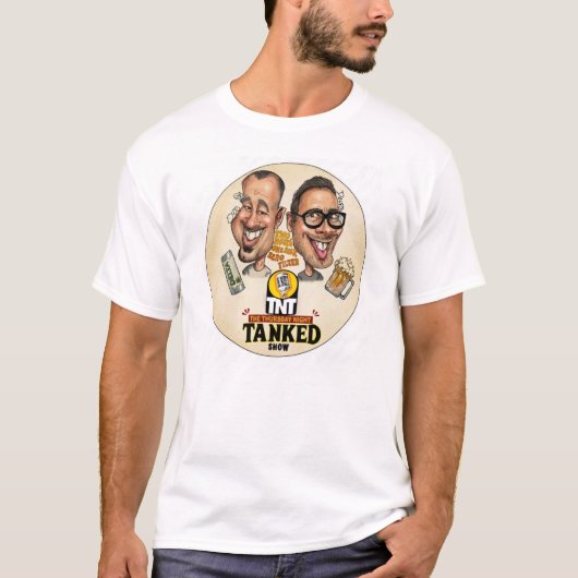 手描きサーズデーナイトタンクトカートカツシャツ Tシャツ (正面)