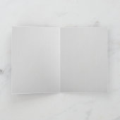 手描きシアヌス花空白の模様 カード (内部)