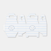 手描きシェルモノグラムコーストウェディング フェイバーボックス (折り畳みなし)