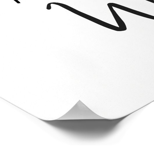 手描きシャンパンタワー歓迎結婚のサイン ポスター (角)