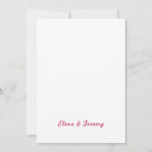 手描きシャンパ結婚ンサンキューカード サンキューカード (裏面)