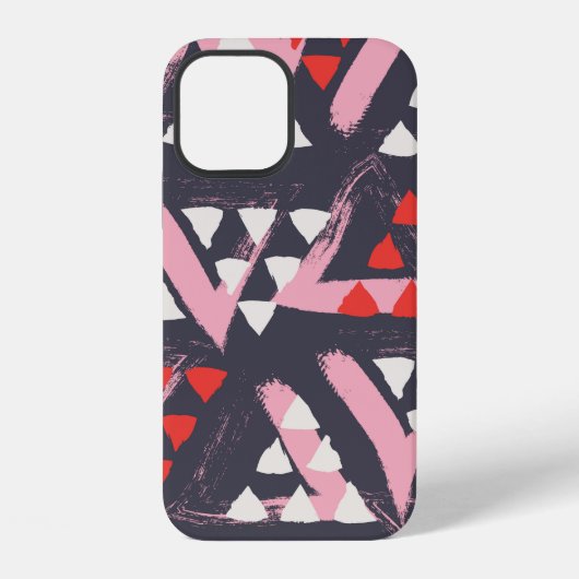 手描きシームレスパターン iPhoneケース (裏面)