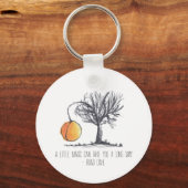 手描きジャイアントピーチツリーキーチェーン キーホルダー (裏面)