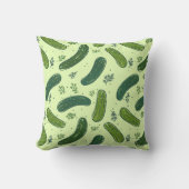 手描きジル漬けパターン クッション (正面)