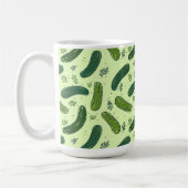 手描きジル漬けパターン コーヒーマグカップ (左)