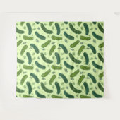 手描きジル漬けパターン タペストリー (正面(横))