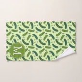 手描きジル漬けパターン バスタオルセット (ハンドタオル)