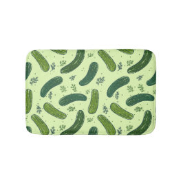 手描きジル漬けパターン バスマット