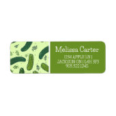 手描きジル漬けパターン ラベル (正面)