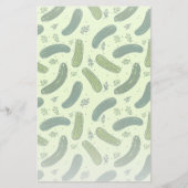 手描きジル漬けパターン 便箋 (正面)