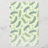 手描きジル漬けパターン 便箋 (裏面)