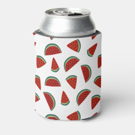 手描きスイカ模様 缶クーラー (缶裏面)