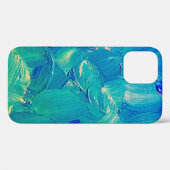 手描きスケッチ油絵、斑絵を描点、斑点 Case-Mate iPhoneケース (裏面 (横))