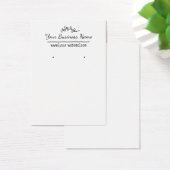 手描きスタイルカスタムイヤリングカード (デスク)