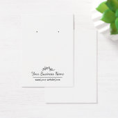 手描きスタイルカスタムイヤリングカード (デスク)