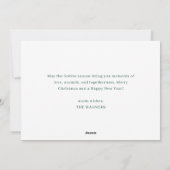 手描きスタンプ枠5写真メリークリスマス シーズンカード (裏面)